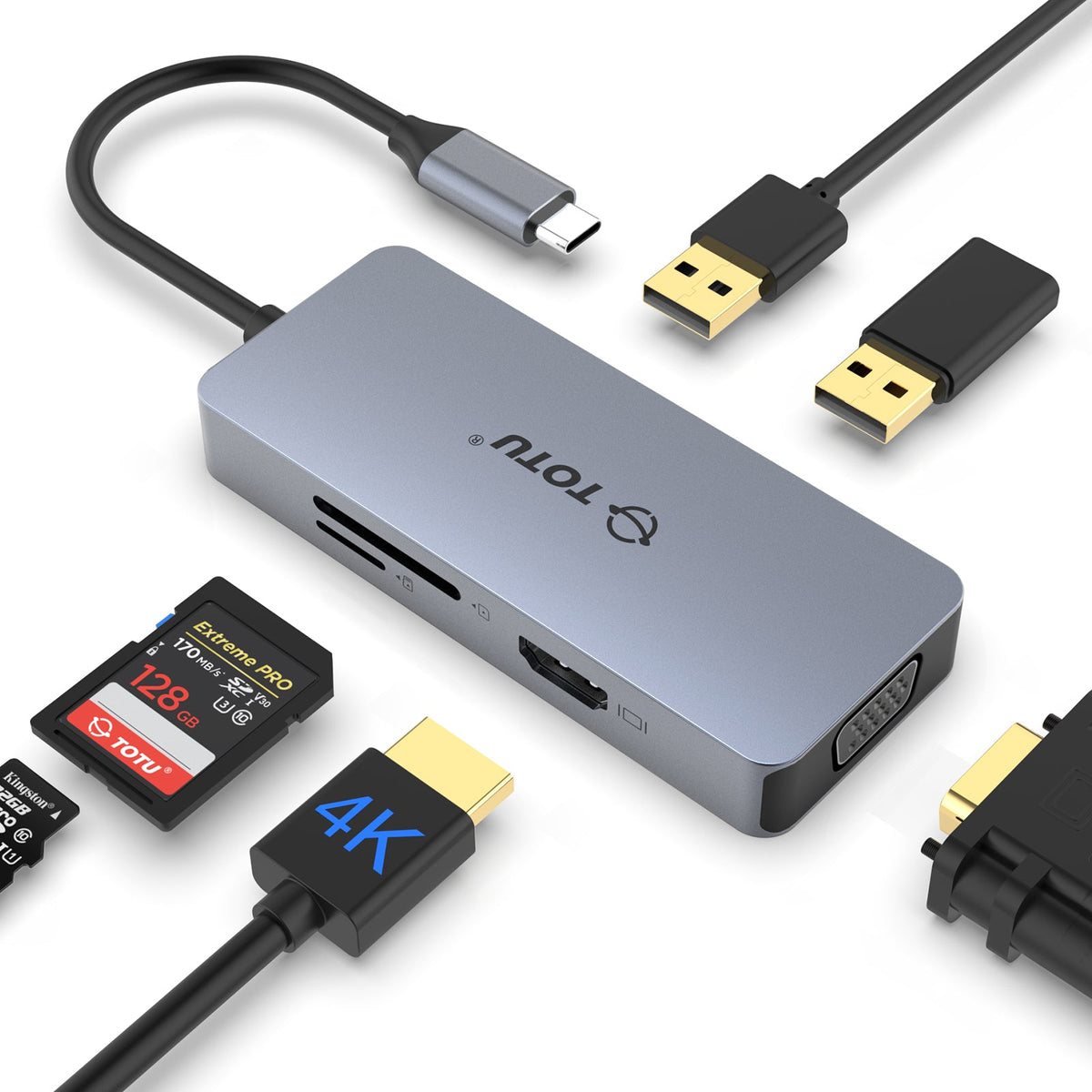 TOTU 6-in-1 USB C Hub - TOTU