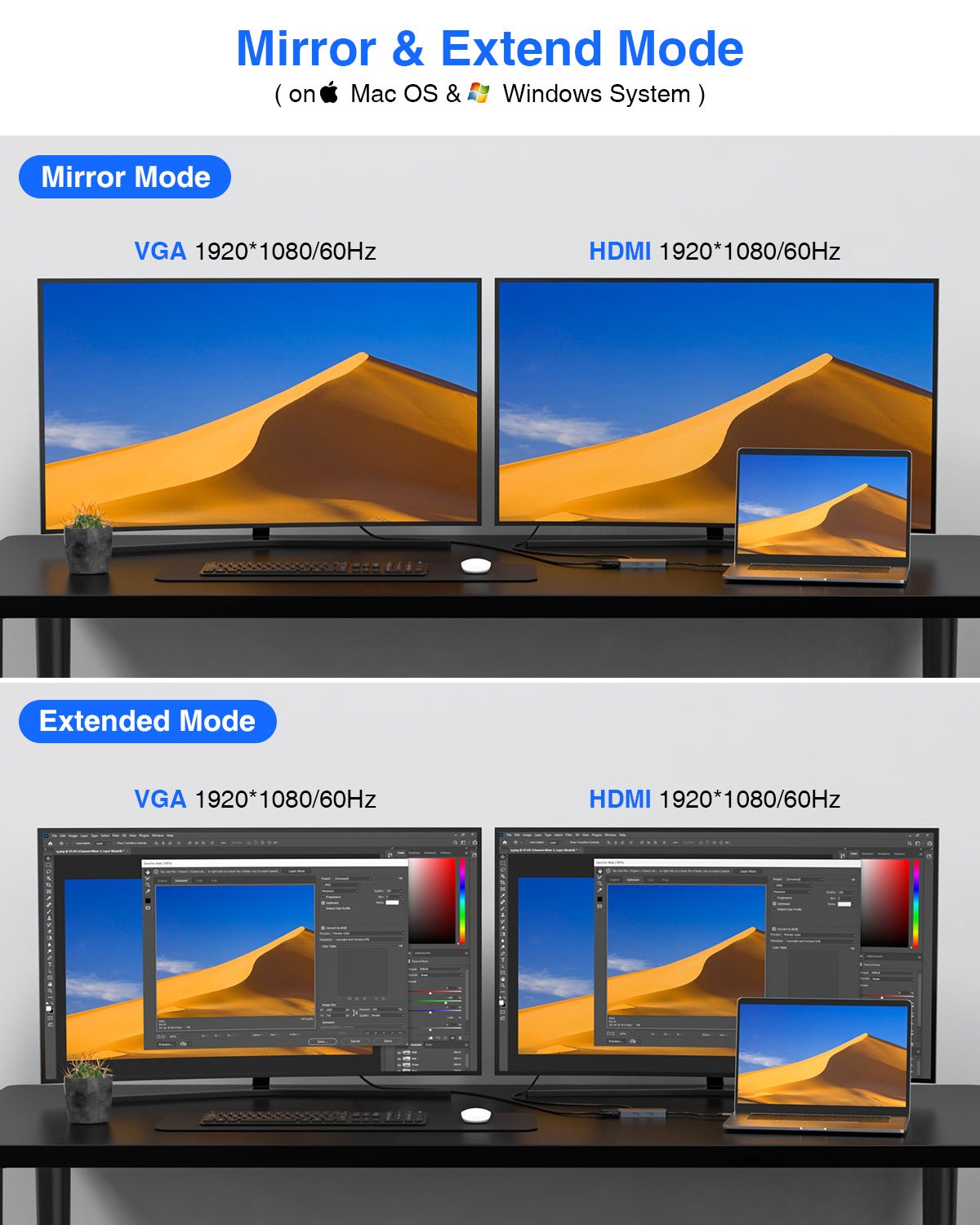 TOTU 6-in-1 USB C Hub - TOTU