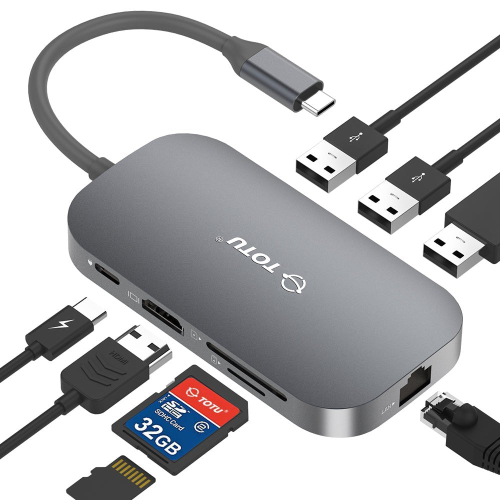 TOTU 9-IN-1 USB C Hub - TOTU